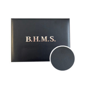 Porte-Diplôme Bleu Foncé Medium