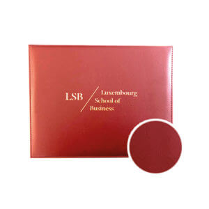 Porte-Diplôme Bordeaux Medium